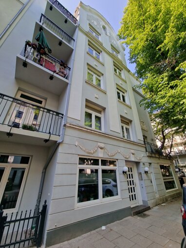 Wohnung zur Miete 1.090 € 2 Zimmer 43 m² Erdgeschoss frei ab sofort Winterhude Hamburg 22303