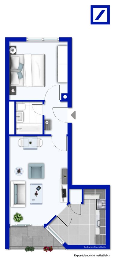 Wohnung zum Kauf 119.000 € 2 Zimmer 58 m² 4. Geschoss Erbach Homburg 66424