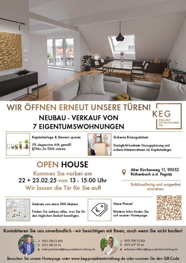 Wohnung zum Kauf provisionsfrei 703.680 € 4 Zimmer 117 m² EG frei ab sofort Alter Kirchenweg 11 Röthenbach Röthenbach an der Pegnitz 90552