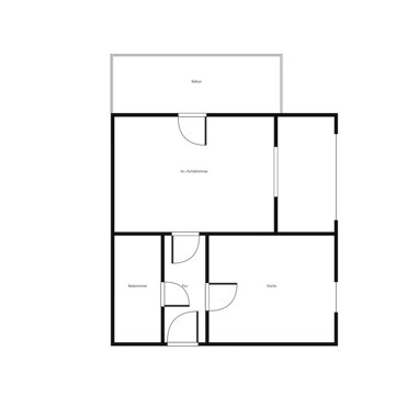 Wohnung zur Miete 709,59 € 2 Zimmer 51,2 m² 3. Geschoss Ehingerstr 16 Gallus Frankfurt am Main 60326
