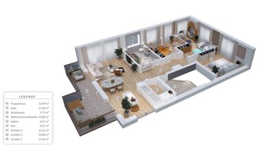 Wohnung zur Miete 1.200 € 4 Zimmer 120 m² Erdgeschoss Bad Lauterberg Bad Lauterberg 37431