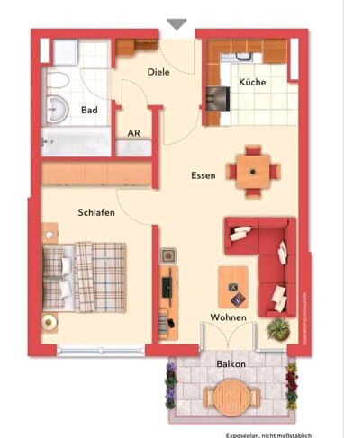 Apartment zur Miete 1.890 € 2 Zimmer 48 m² 1. Geschoss Pfingstweidstraße 6 Ostend Frankfurt am Main 60316