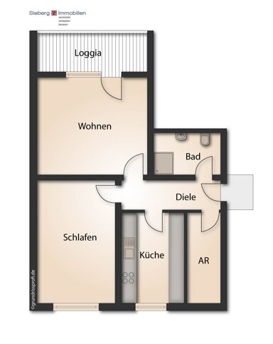 Wohnung zur Miete 584 € 2 Zimmer 73 m² Alleestr. 33 Stadtmitte Fröndenberg/Ruhr 58730