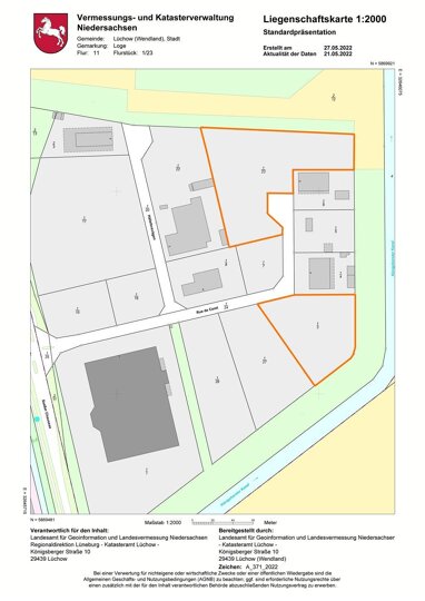 Gewerbegrundstück zum Kauf 270.000 € 9.801 m² Grundstück Ru de Ceret Lüchow Lüchow (Wendland) 29439