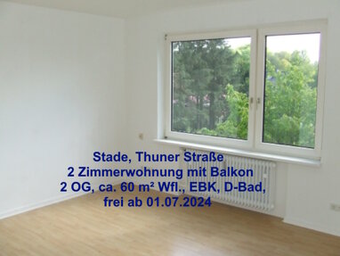 Wohnung zur Miete 590 € 2 Zimmer 60 m² 2. Geschoss Thuner Straße Übriges Stade Stade 21680