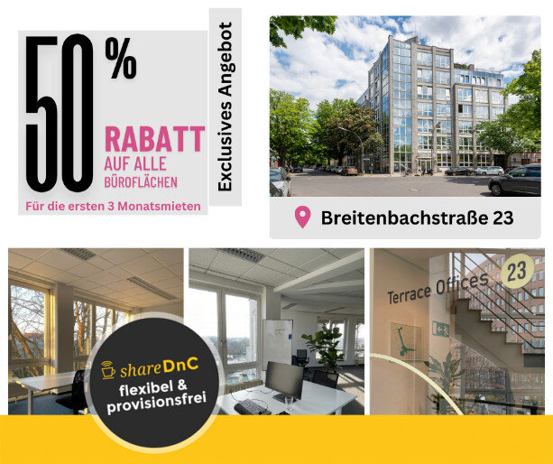 Bürofläche zur Miete provisionsfrei 1.200 € 30 m²<br/>Bürofläche Breitenbachstraße Berlin 13403