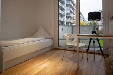 Wohnung zur Miete Wohnen auf Zeit 990 € 1 Zimmer 20 m² frei ab 01.02.2025 Willy-Brandt-Allee 14 Messestadt Riem München 81829