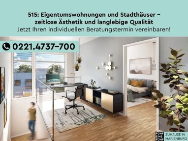 Maisonette zum Kauf Provisionsfrei 499.900 € 2 Zimmer 59,5 m² 2. Geschoss Marienburg Köln 50968