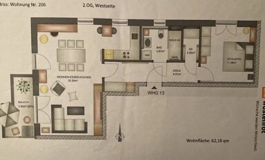 Wohnung zum Kauf provisionsfrei 148.800 € 2 Zimmer 62 m² frei ab sofort Wallbergstraße Bad Wiessee Bad Wiessee 83707