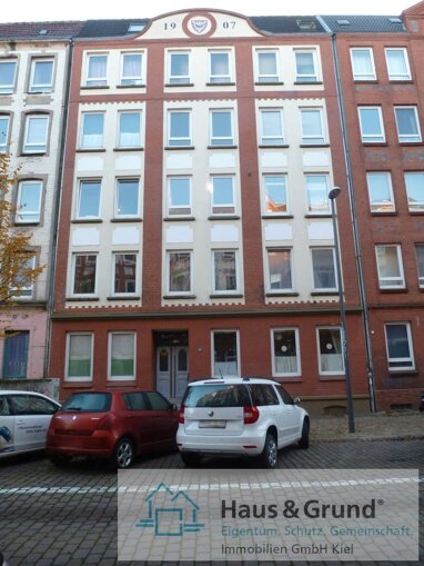 Wohnung zur Miete 220 € 1 Zimmer 17,4 m² Lüdemannstraße 43 Südfriedhof Bezirk 5 Kiel 24114