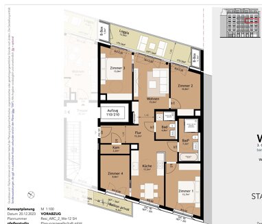 Wohnung zum Kauf Provisionsfrei 600.226 € 5 Zimmer 117 m² 1. Geschoss Residenzstraße 134 Reinickendorf Berlin 13409