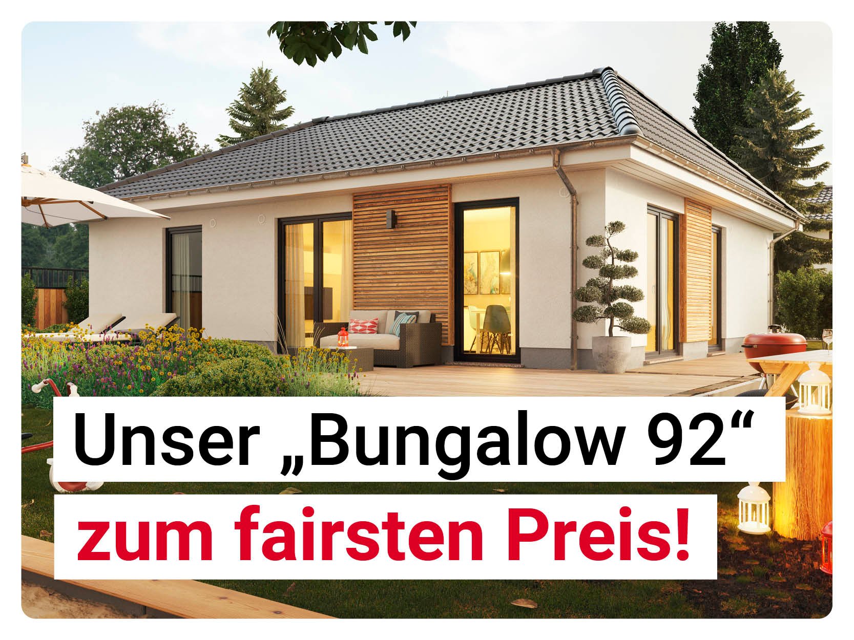 Bungalow zum Kauf Provisionsfrei 342.000 € 3 Zimmer 90 m² 470 m² Grundstück Waldweiler 54429