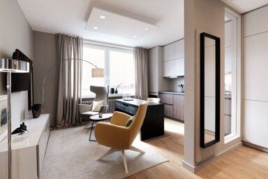 Wohnung zur Miete Wohnen auf Zeit 2.022 € 2 Zimmer 37 m² frei ab sofort Goldbergstraße Zentrum Hagen 58095