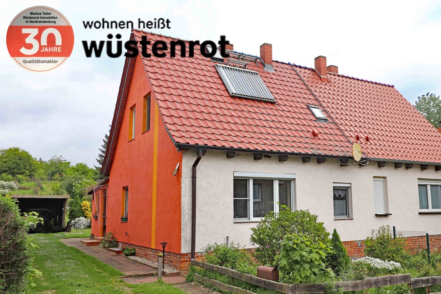 Doppelhaushälfte zum Kauf 110.000 € 4 Zimmer 82 m²<br/>Wohnfläche 1.077 m²<br/>Grundstück Strasburg Strasburg 17335