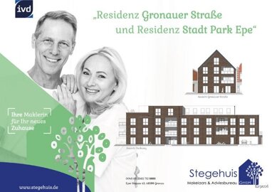 Wohnung zum Kauf 292.690 € 3 Zimmer 76,8 m² Epe Gronau (Westfalen) 48599