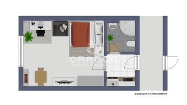 Apartment zum Kauf 93.250 € 1 Zimmer 20 m² 4. Geschoss Haidenhof Nord Passau 94032