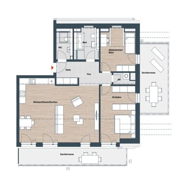 Wohnung zum Kauf Provisionsfrei 772.950 € 3 Zimmer 111 m² 2. Geschoss Am Sailersberg Röthenbach Röthenbach an der Pegnitz 90552
