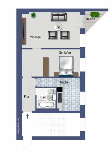 Wohnung zum Kauf Provisionsfrei 201.000 € 2 Zimmer 54,6 m² 3. Geschoss Isländische Straße 7 Prenzlauer Berg Berlin 10439