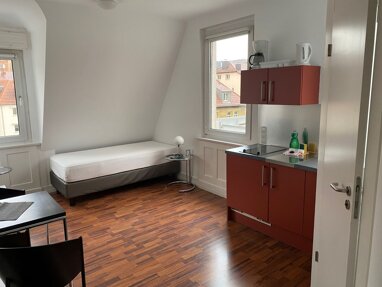 Wohnung zur Miete Wohnen auf Zeit 1.300 € 1 Zimmer 25 m² frei ab 22.09.2024 Marienplatz Karlshöhe Stuttgart 70178