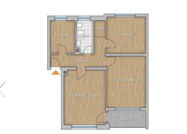 Apartment zur Miete 550 € 3 Zimmer 70 m² Lothringer Str. 134 Altstadt - Süd Oberhausen 46045