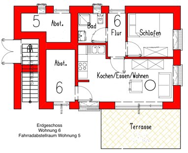 Wohnung zum Kauf Provisionsfrei 205.000 € 2 Zimmer 45 m² Erdgeschoss Ostfreesenstraat 12 Westeraccumersiel Dornum 26553