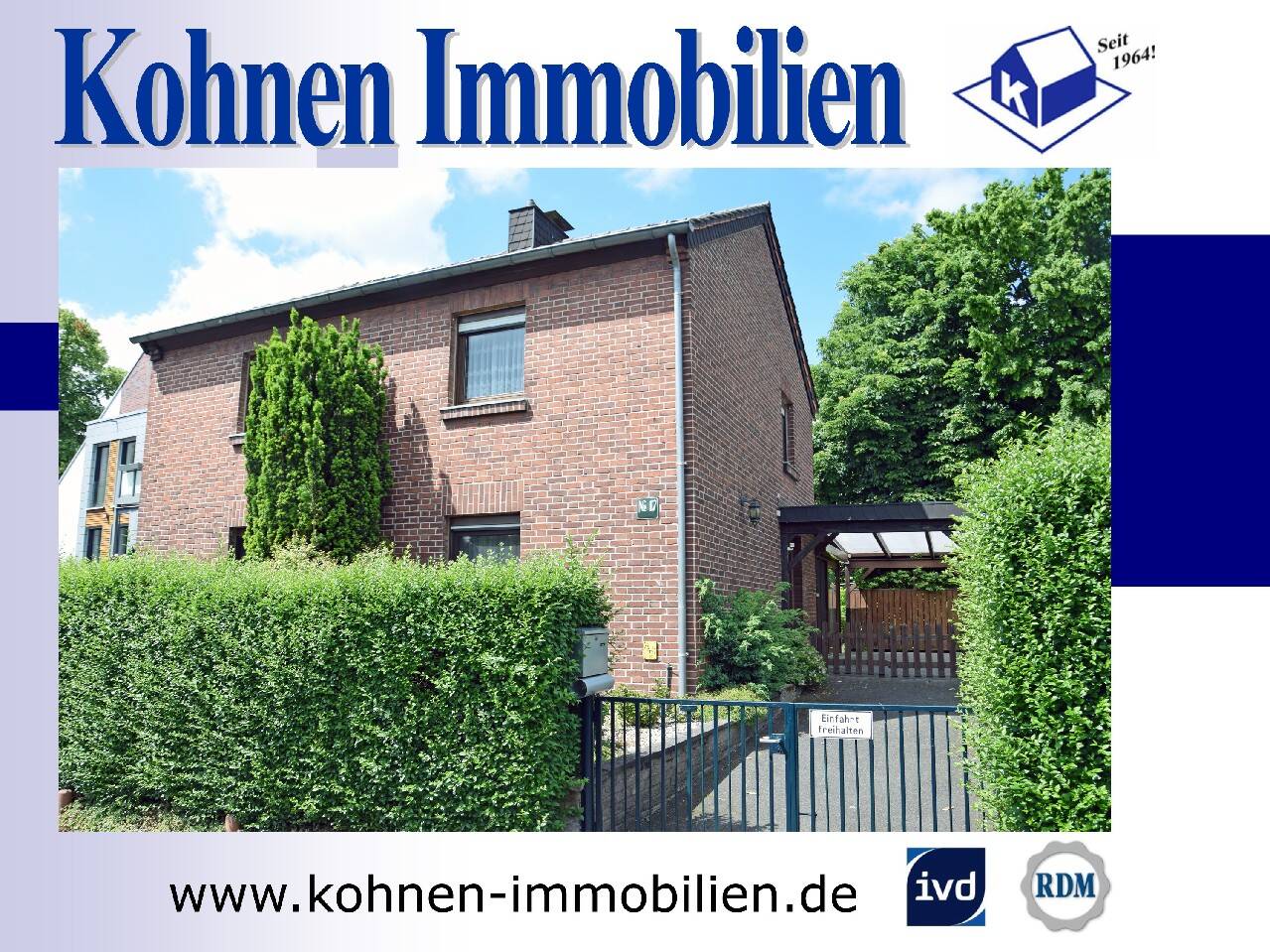 Top gepflegtes Einfamilienhaus mit schönem Grundstück in zentrumsnaher Lage 41334 Nettetal