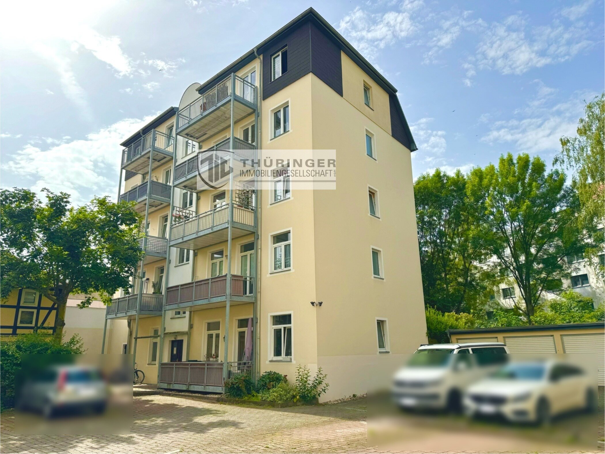 Wohnung zum Kauf 69.900 € 2 Zimmer 61,6 m²<br/>Wohnfläche Südbahnhof / Reichsstraße Gera 07545