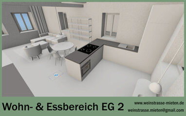 Wohnung zur Miete 900 € 2 Zimmer 60 m² Erdgeschoss Volkach Volkach 97332