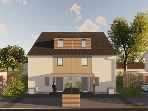Doppelhaushälfte zum Kauf - Erstbezug provisionsfrei 1.010.000 € 6 Zimmer 176,5 m² 381 m² Grundstück Goethestraße 14 Baiersdorf 91083