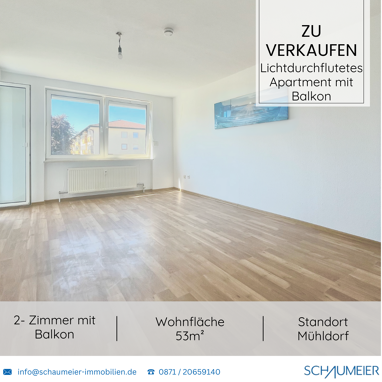 Wohnung zum Kauf 150.000 € 2 Zimmer Mühldorf Mühldorf a.Inn 84453