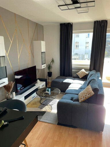 Apartment zur Miete 750 € 2 Zimmer 52 m² Bismarckstraße 37 Stadtmitte Düsseldorf 40210