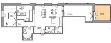 Wohnung zur Miete 1.404 € 3 Zimmer 118 m² 3. Geschoss Rosenberger Strasse 34 Sulzbach-Rosenberg Sulzbach-Rosenberg 92237