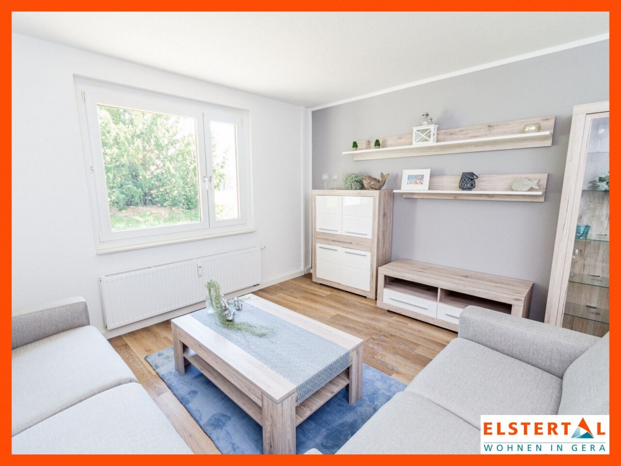 Wohnung zur Miete 515 € 2 Zimmer 55 m²<br/>Wohnfläche 7. Stock<br/>Geschoss Johannes-R.-Becher-Str. 2 Bieblach 2 Gera 07546