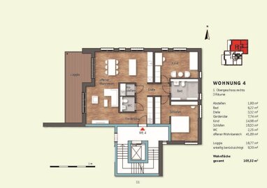Wohnung zum Kauf Provisionsfrei 530.250 € 3 Zimmer 105 m² 1. Geschoss Holthausen - Nord Mülheim 45470