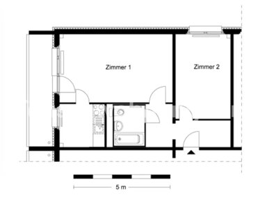 Wohnung zur Miete Tauschwohnung 340 € 2 Zimmer 53 m² 1. Geschoss Französisch Buchholz Berlin 13125