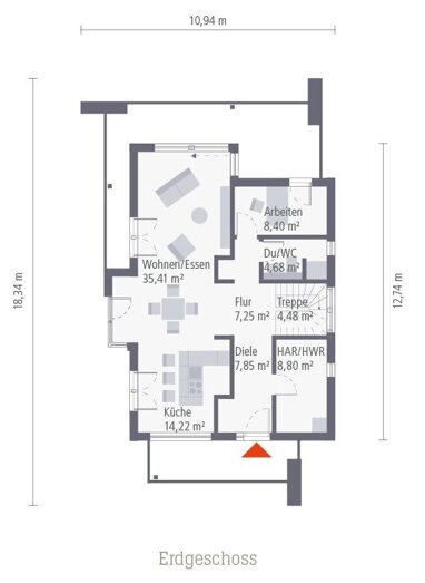 Einfamilienhaus zum Kauf Provisionsfrei 1.160.000 € 5 Zimmer 211,8 m² 1.140 m² Grundstück Buch Buch Neu Ulm 89250
