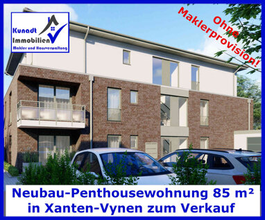 Penthouse zum Kauf Provisionsfrei 323.000 € 3 Zimmer 85 m² 2. Geschoss Hauptstr. 18g Vynen Xanten 46509