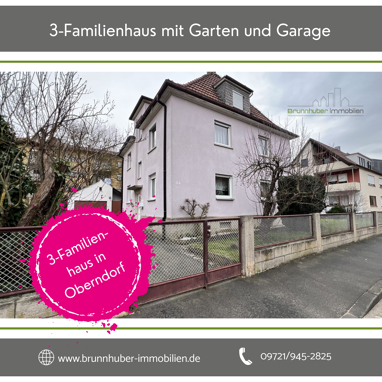 Mehrfamilienhaus zum Kauf Provisionsfrei 299.000 € 6 Zimmer 150 m² 428 m² Grundstück Oberndorf - Mitte - Nordwest Schweinfurt 97424
