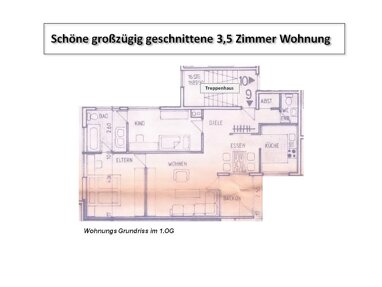 Wohnung zur Miete 760 € 3,5 Zimmer 75,7 m² 1. Geschoss Weberstrasse 12 Metzingen Metzingen 72555
