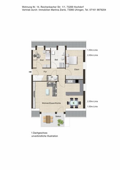 Maisonette zum Kauf 599.000 € 4 Zimmer 121,1 m² Hochdorf 73269