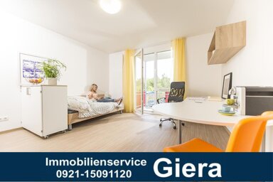 Wohnung zur Miete 370 € 1 Zimmer 28 m² frei ab 01.04.2025 Jakobstraße 39 a-c Glocke / Saas Bayreuth 95447