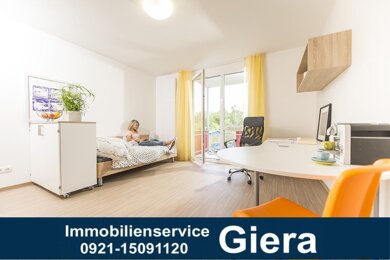 Wohnung zur Miete 370 € 1 Zimmer 28 m² frei ab 01.04.2025 Jakobstraße 39 a-c Altstadt Bayreuth 95447