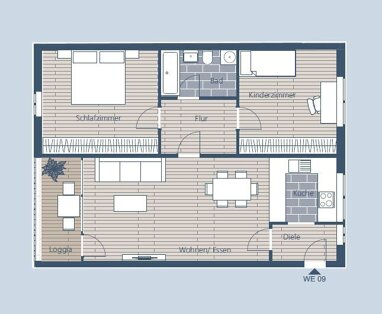 Wohnung zum Kauf Provisionsfrei 229.755 € 3 Zimmer 79,5 m² 2. Geschoss Lindenau Leipzig 04177