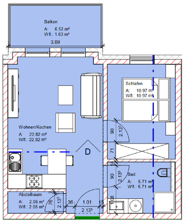 Wohnung zum Kauf 159.000 € 2 Zimmer 43 m² Kröpelin Kröpelin 18236