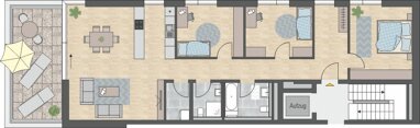 Wohnung zum Kauf provisionsfrei 599.500 € 4 Zimmer 125,4 m² 1. Geschoss Gailingen 78262