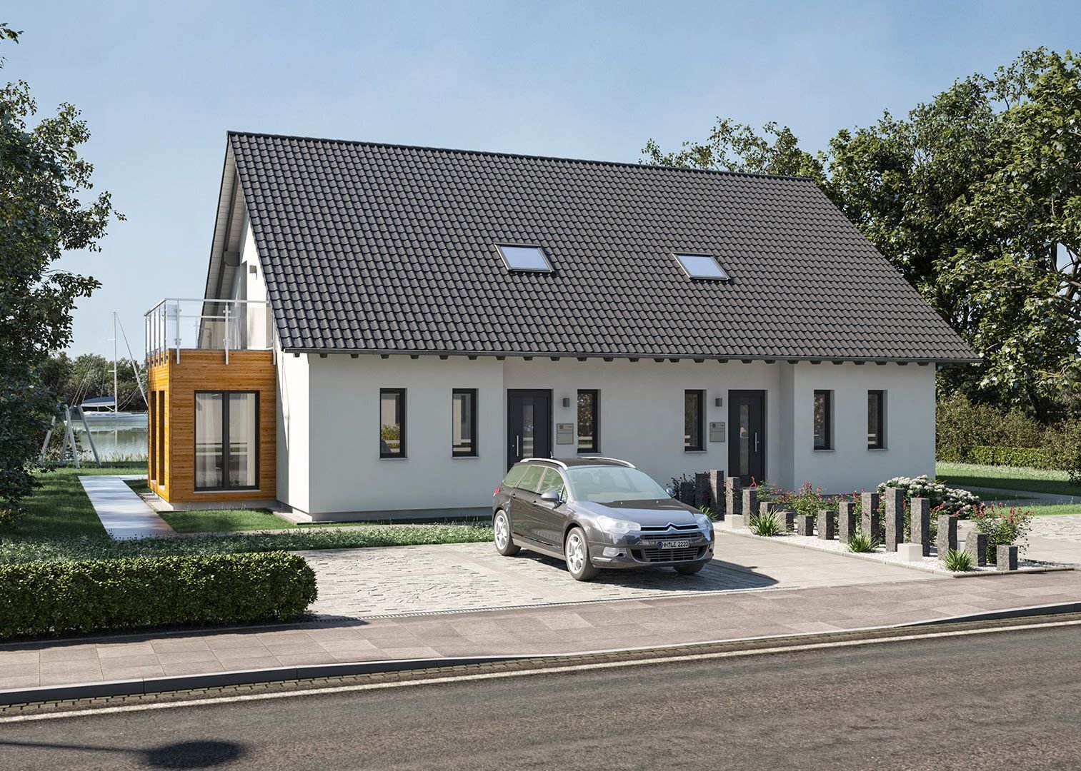 Doppelhaushälfte zum Kauf 395.389 € 4 Zimmer 139 m²<br/>Wohnfläche 400 m²<br/>Grundstück Bildechingen Horb am Neckar 72160
