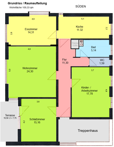 Wohnung zur Miete 1.200 € 4 Zimmer 109,3 m² Erdgeschoss Johannes-Weinberger-Straße 12 Nördlingen Nördlingen 86720