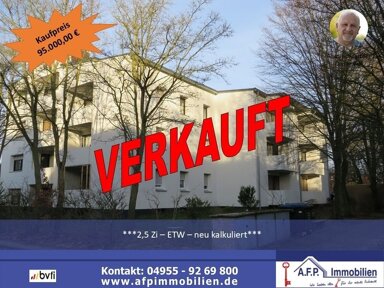 Wohnung zum Kauf 95.000 € 2,5 Zimmer 60 m² frei ab sofort Weener Weener 26826