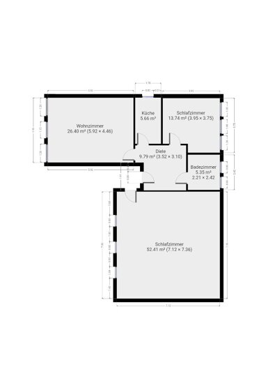 Wohnung zur Miete 750 € 3 Zimmer 100 m² 3. Geschoss Scheuern Nassau 56377