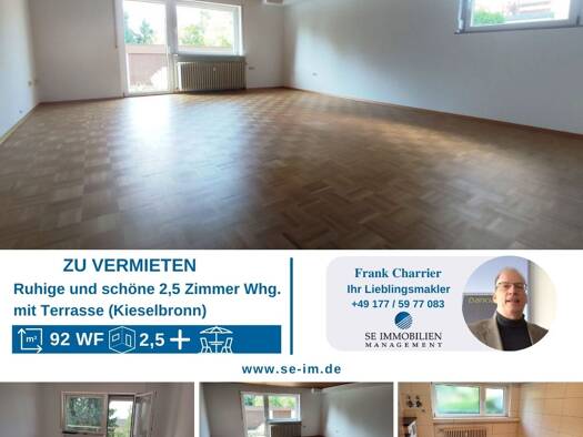 Wohnung zur Miete 828 € 2,5 Zimmer 92 m² Kieselbronn 75249